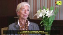 Argentina: Directora del FMI elogia políticas económicas de Macri