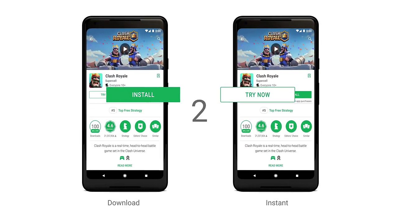 Prueba juegos en Android sin instalarlos con Google Play Instant