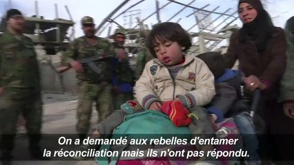 Bref exil pour des Syriens de la Ghouta, rentrés chez eux
