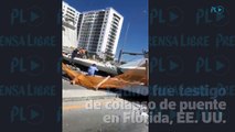 Latino es testigo de colapso de puente en Florida, EE. UU. | Prensa Libre
