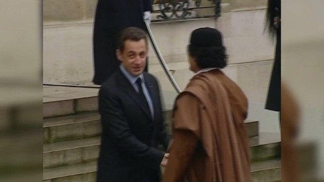 France's Nicolas Sarkozy held over Gaddafi funding claims
