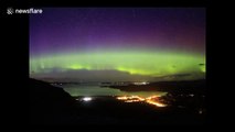 Spectacular aurora borealis puts on show over Scotland