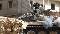 قوات النظام السوري تواصل هجومها على الغوطة الشرقية