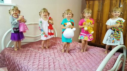 Five little babies jumping Song for Kids by Learn colors with me