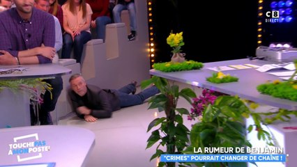 Jean-Michel tente de passer incognito sur le plateau