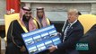 President Trump gives presentation on US arms sales to Saudi Arabia