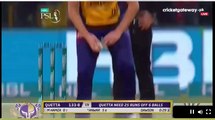 Last over by Dawson, Quetta Gladiators VS Peshawar Zalmi, 1st Eliminator, PSL 2018