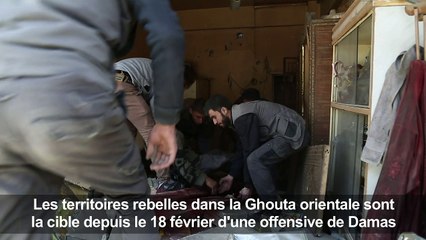 Syrie:Douma bombardée par le régime, au moins 25 civils tués