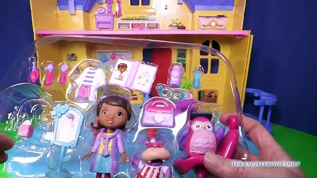 DOC MCSTUFFINS Disney Junior Doc McStuffins Eye Doctor Set Toys Video Unboxing