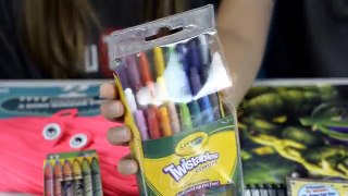 BACK TO SCHOOL HAUL! INSIDE OUT, DESCENDANTS, SHOPKINS, MINIONS, STAR WARS by PLP TV