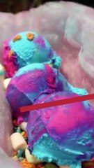 A Las Vegas eatery serves an 
ice cream-filled cotton candy burrito
