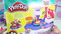 Đồ Chơi Play-Doh Làm Bánh Sinh Nhật Bánh Kem Màu Sắc Ngon Ngon Yummy (Bí Đỏ) Play-Doh Cake Party Toy
