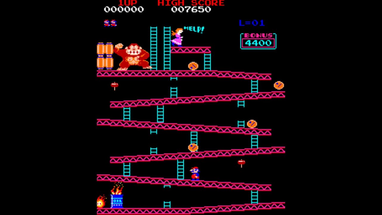 [Longplay] Donkey Kong - Arcade (1080p 60fps)