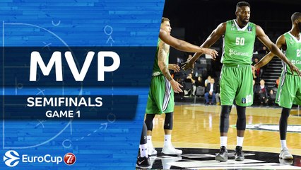 7DAYS EuroCup Semifinals Game 1 MVP: Michael Eric, Darussafaka Istanbul