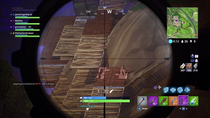 Fortnite. Long range pistol kill