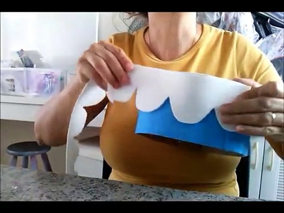 BOLO FAKE/FROZEN FAÇA VOCÊ MESMO POR EIDE OLIVEIRA