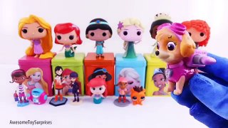Disney Princess Mickey Mouse Clubhouse Frozen DIY Cubeez Play-Doh Surprise Eggs Colors Episodes!