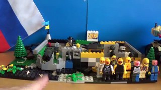 Лего самоделка #1 Лего база от зомби ( первая база ) лего