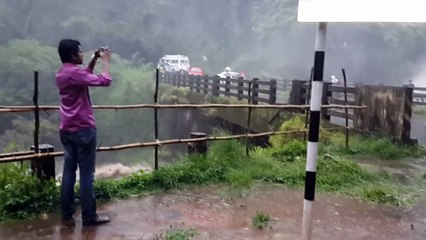 Chappa Waterfall, b-w Athirapally & Vazachal Waterfall