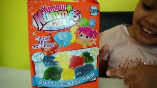 NEW YUMMY NUMMIES MINI KITCHEN MAGIC - GUMMY MAKING REVIEW | Toys AndMe