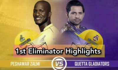 Peshawar Zalmi vs Quetta Gladiators 1st Eliminator highlights || HBL PSL 2018 || Most Thrilling Match of PSL  || March 20
