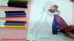 princess colouring pages : How to color elsa colouring pages , coloring for kids , speed coloring