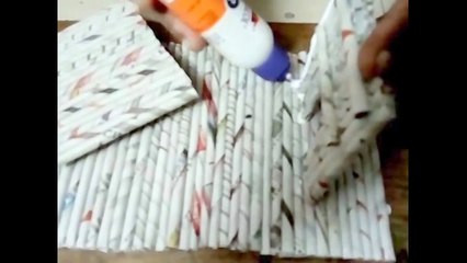 DIY_ How to make house using news paper tubes for kids school project - best out