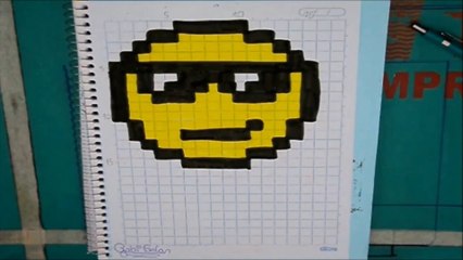 Speed Drawing - Emoji - Pixel Art