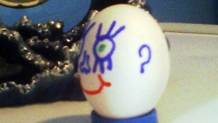 39. our hero Egghead watching the time. because there is crime all the time.