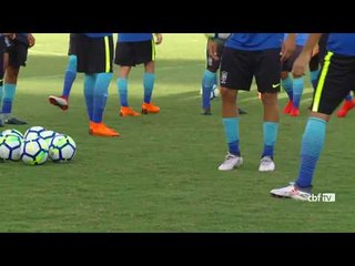 Seleção Brasileira Sub-20 mostra entrosamento em treino desta terça(20)