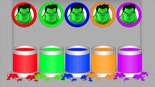 Marvel Hulk Learning Colors For Children Toddlers Kids | Baby Lollipop Coloring | Colors #Animation