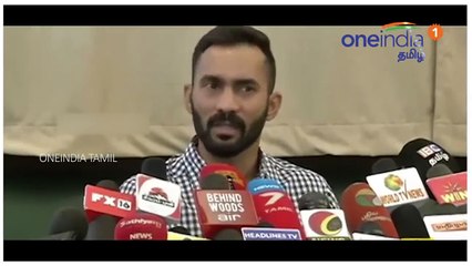 மைதானத்தில் தமிழில் பேசியது பற்றி தினேஷ் கார்த்திக் விளக்கம்