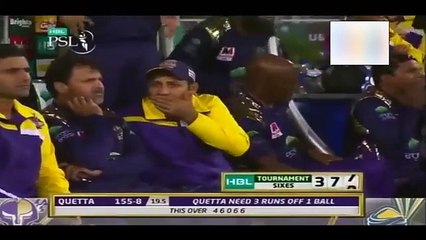 Thrilling Last Over Of Eliminator 1 | Peshawar Zalmi Vs Quetta Gladiators | Match 31 | HBL PSL 2018