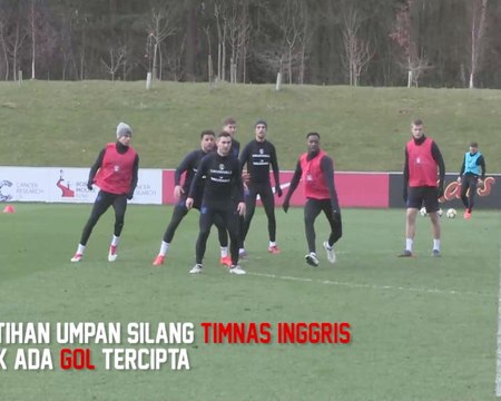 Latihan Umpan Silang Timnas Inggris: Tak Ada Gol!