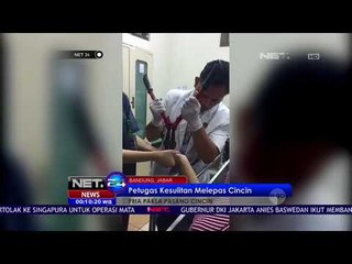Petugas Kesulitan Melepas Cincin -NET24