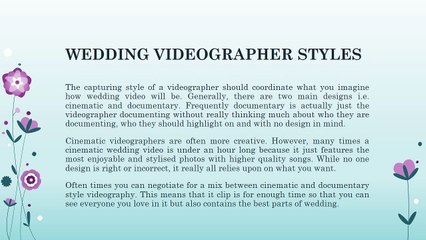 Wedding Videographer Hire Professional For A Memorable Occasion