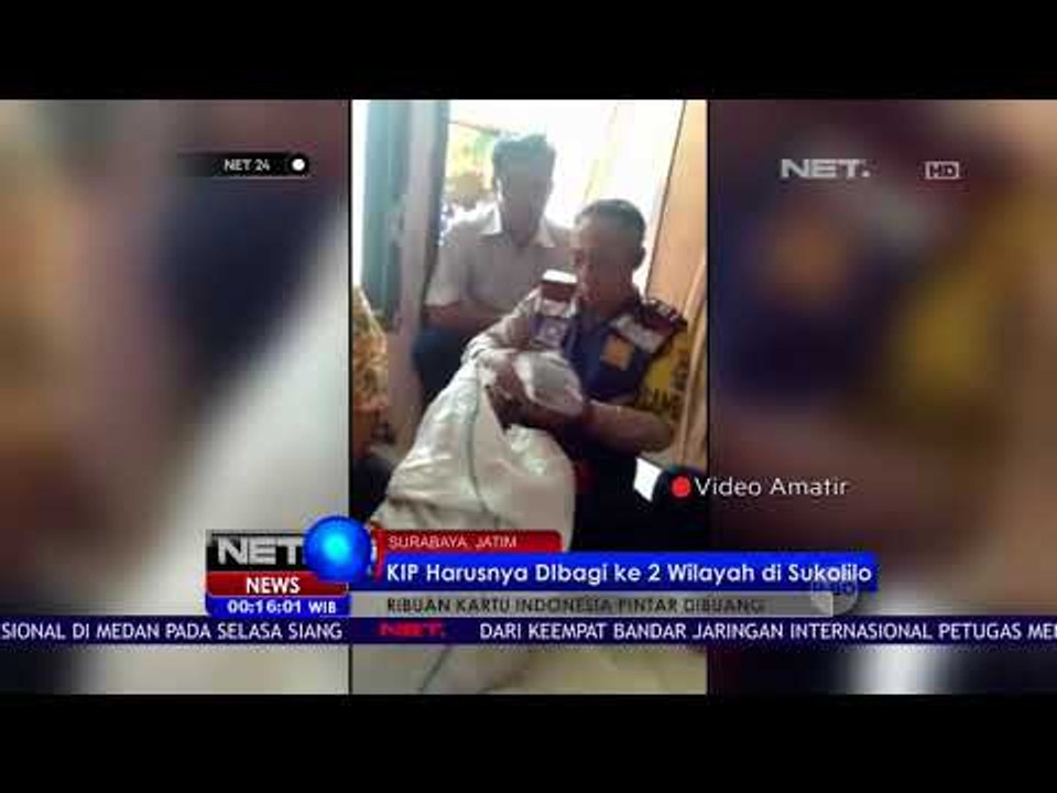 Warga Temukan Karung Berisi Ribuan KIP Dibuang Didepan Rumah Warga -NET24