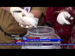 3,9 Juta Pil PCC DImusnahkan Di Palangkaraya -NET24