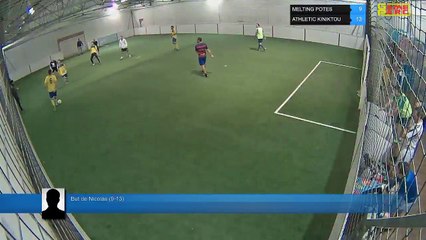 But de Nicolas (9-13) - MELTING POTES Vs ATHLETIC KINIKTOU - 20/03/18 19:00 - LIGUE 2