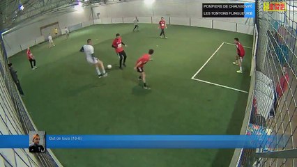 But de louis (16-6) - POMPIERS DE CHAUVIGNY Vs LES TONTONS FLINGUEURS - 20/03/18 20:00 - LIGUE 2