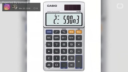Casio Brings Back ’80s Musical Calculator
