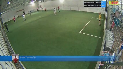 But de Francois (7-2) - POMPIERS DE CHAUVIGNY Vs LES TONTONS FLINGUEURS - 20/03/18 20:00 - LIGUE 2