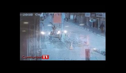 Kablolar bomba gibi patladı, işçiler ölümden döndü