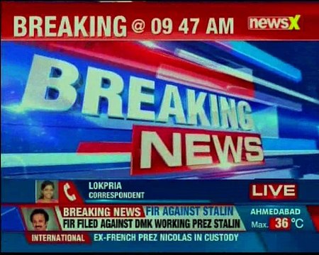 FIR filed against MK Stalin and 75 other DMK MLAs for staging road roko outside Assembly