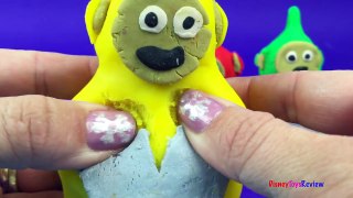 PlayDoh Surprise Teletubbies with Disney Frozen Olaf Masha Sully from Monsters University