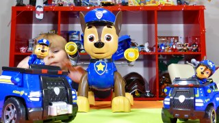 Paw Patrol Mission Chase toy, Paw Patrol Spy Chase toy and Paw Patrol Chase Deluxe Cruiser