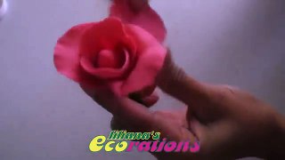 How to make a rose in cold porcelain