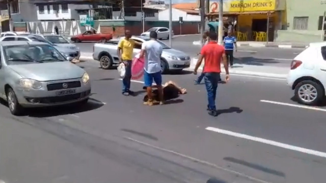 Atropelamento na boca da trincheira, no primeiro dia