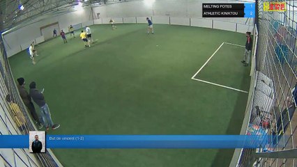 But de vincent (1-2) - MELTING POTES Vs ATHLETIC KINIKTOU - 20/03/18 19:00 - LIGUE 2
