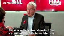 Grève SNCF: Guillaume Pepy annonce 50% des TER en circulation et 40% des TGV